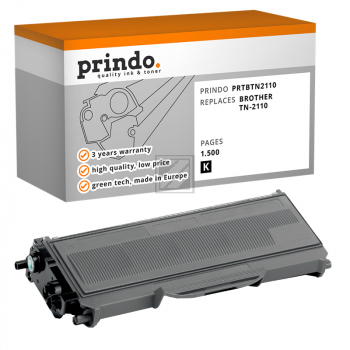 Prindo Toner-Kit schwarz (PRTBTN2110) ersetzt TN-2110