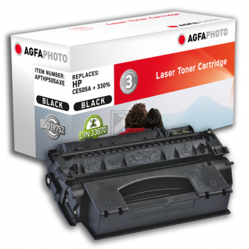 Agfaphoto Toner-Kartusche schwarz HC (APTHP505AXE) ersetzt 05A