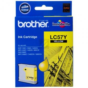 Brother Tintenpatrone gelb (LC-57Y)
