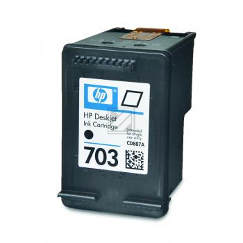 HP Tintendruckkopf schwarz (CD887AA, 703)