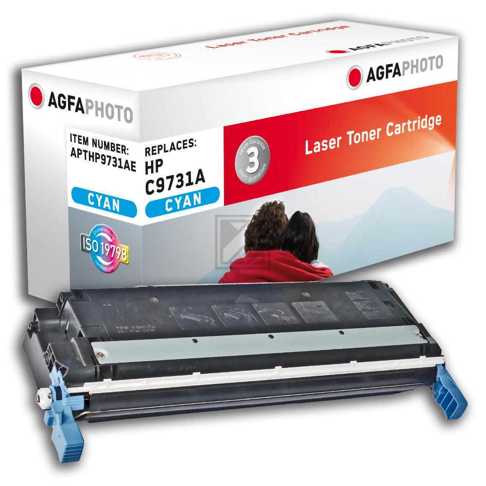 Agfaphoto Toner-Kartusche cyan (APTHP9731AE) ersetzt 645A, EP-86C