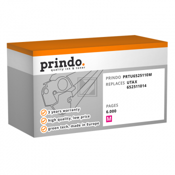 Prindo Toner-Kit magenta (PRTU6525110M) ersetzt 652511014