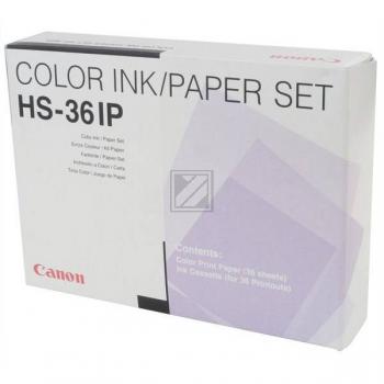 Canon Tintenpatrone + Papier farbig (1996A003, HS-36IP)