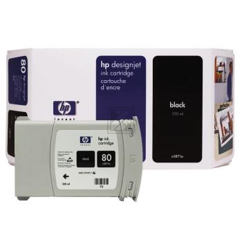 HP Tintenpatrone schwarz (C4871A, 80)