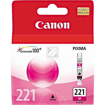 Canon Tintenpatrone magenta (2948B001, CLI-221M)
