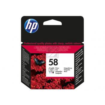 HP Tintendruckkopf schwarz/cyan/magenta (C6658AE, 58)