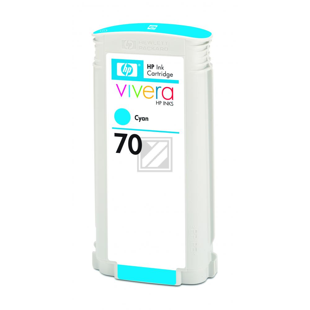 HP Tintenpatrone 2 x cyan (CB343A, 2 x 70)