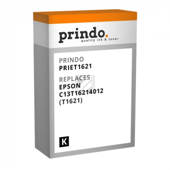 Prindo Tintenpatrone schwarz (PRIET1621) ersetzt T1621