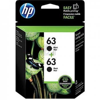 HP Tintendruckkopf 2 x schwarz (T0A53AN, 63)