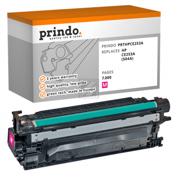 Prindo Toner-Kartusche magenta (PRTHPCE253A) ersetzt 504A