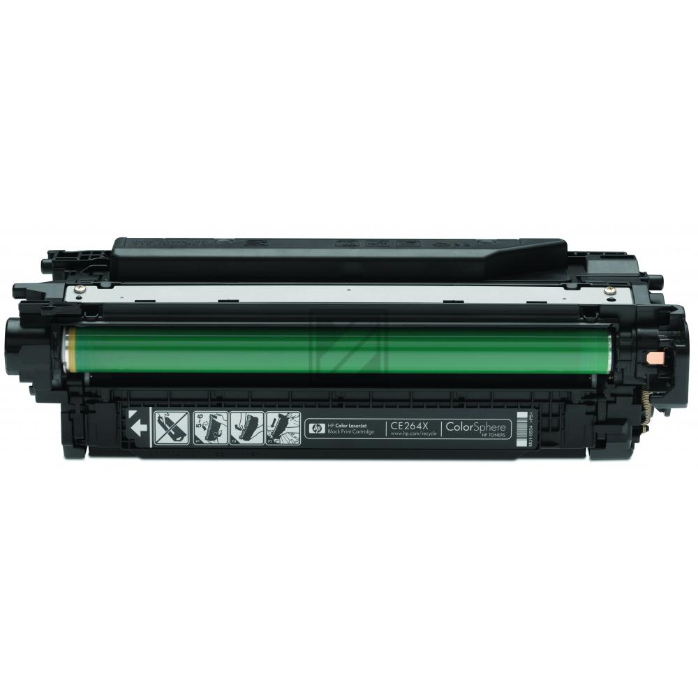HP Toner-Kartusche schwarz HC (CE264X, 646X)