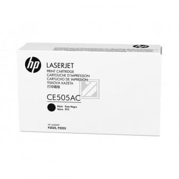 HP Toner-Kartusche Contract (nur für Vertragskunden) schwarz SC (CE505AC, 05AC)