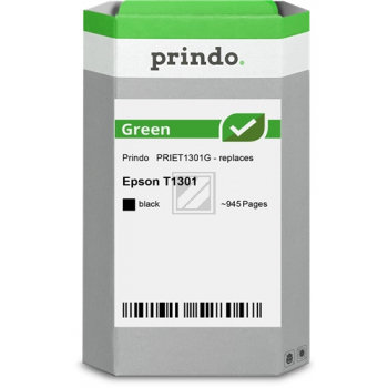 Prindo Tintenpatrone (Green) schwarz (PRIET1301G) ersetzt T1301
