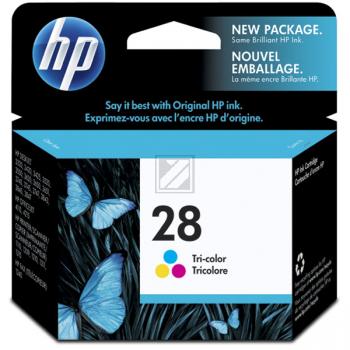 HP Tintendruckkopf cyan/gelb/magenta (C8728AE, 28)