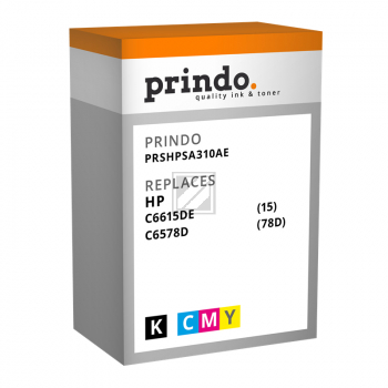 Prindo Tintendruckkopf cyan/gelb/magenta, schwarz (PRSHPSA310AE) ersetzt 15