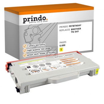 Prindo Toner-Kit gelb (PRTBTN04Y) ersetzt TN-04Y
