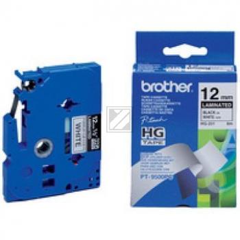 Brother Schriftbandkassette schwarz/weiß (HGE-221)