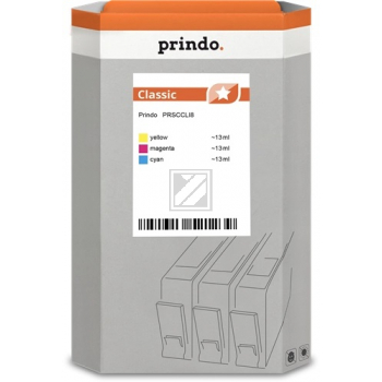 Prindo Tintenpatrone (Classic) gelb, magenta, cyan (PRSCCLI8) ersetzt CLI-8C