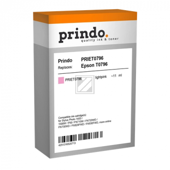 Prindo Tintenpatrone magenta light (PRIET0796) ersetzt T0796