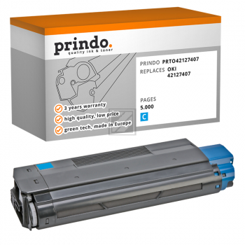 Prindo Toner-Kit cyan HC (PRTO42127407) ersetzt TYPE-C6