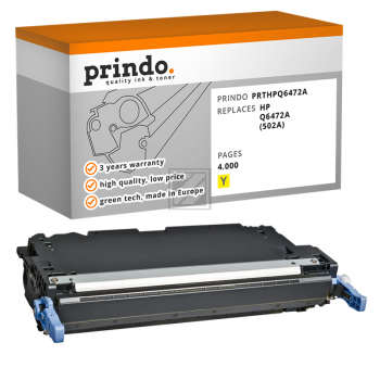 Prindo Toner-Kartusche gelb (PRTHPQ6472A) ersetzt 502A