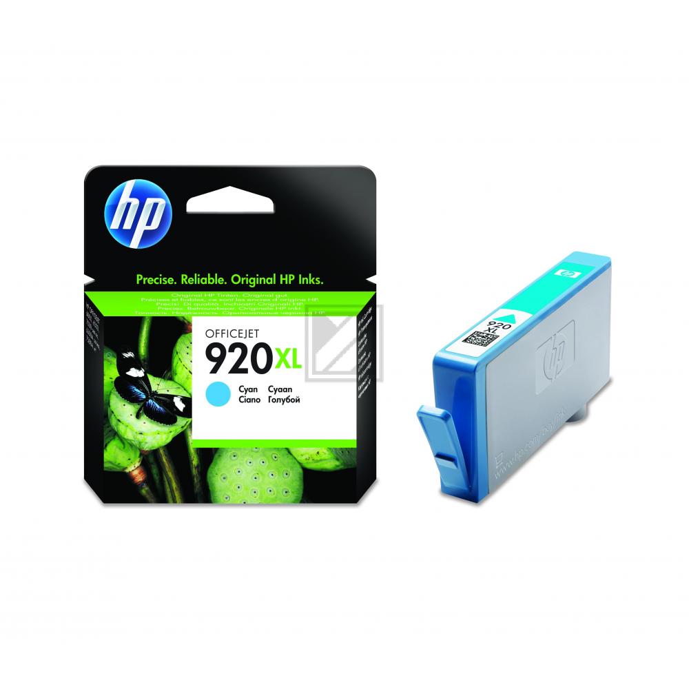 HP Tintenpatrone Blister cyan HC (CD972AE#301, 920XL)