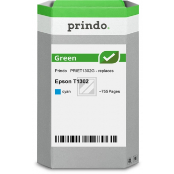 Prindo Tintenpatrone (Green) cyan HC (PRIET1302G) ersetzt T1302