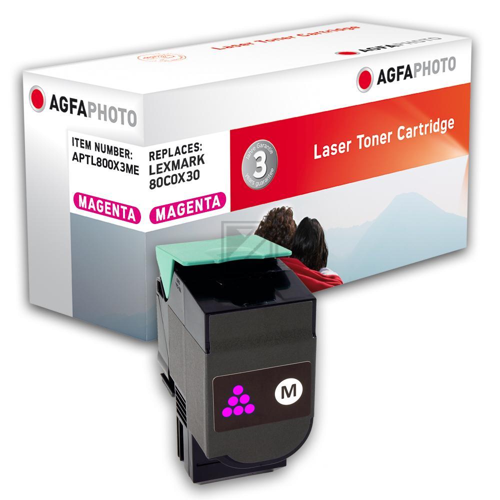 Agfaphoto Toner-Kit magenta (APTL800X3ME) ersetzt 800X3