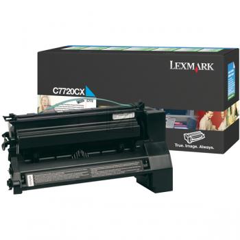 Lexmark Toner-Kartusche Prebate cyan HC plus (C7720CX)