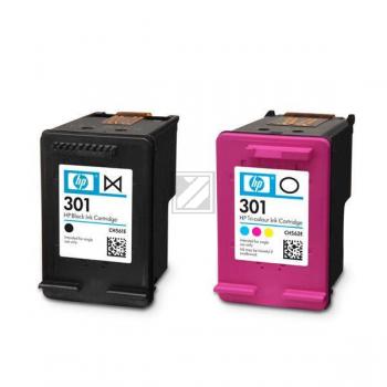 HP Tintendruckkopf cyan/gelb/magenta, schwarz (N9J72AE, 301)