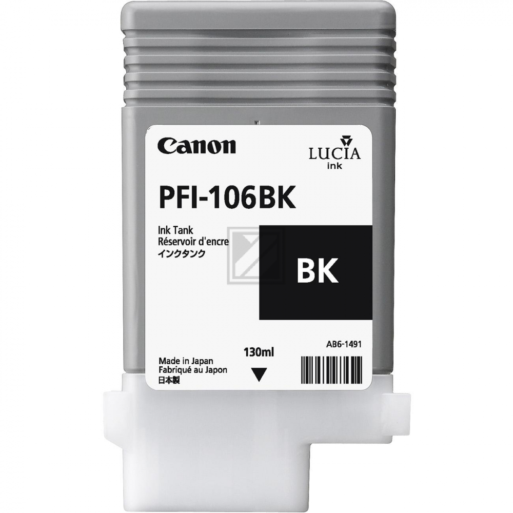 Canon Tintenpatrone schwarz (29952633, PFI-106BK)