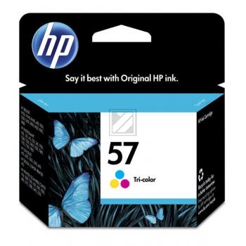 HP Tintendruckkopf cyan/gelb/magenta HC (C6657AE, 57)