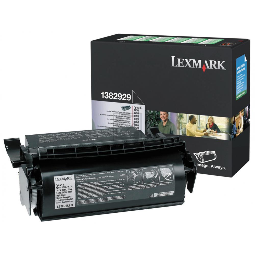 Lexmark Toner-Kartusche Prebate speziell für Etiketten schwarz (1382929)