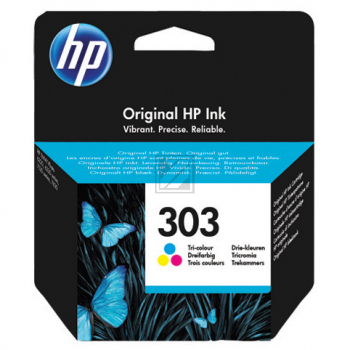 HP Tintendruckkopf cyan/gelb/magenta (T6N01AE#ABE, 303)