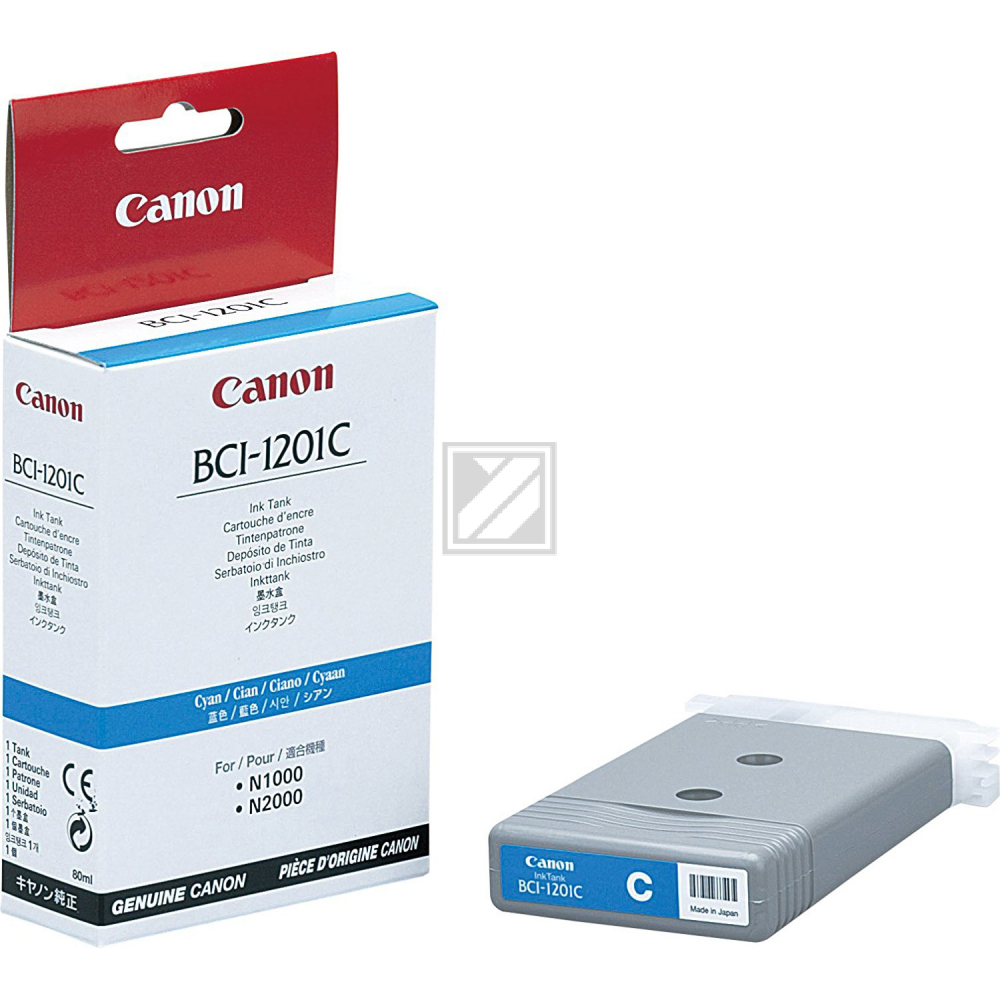 Canon Tintenpatrone cyan (7338A001AA, BCI-1201C)