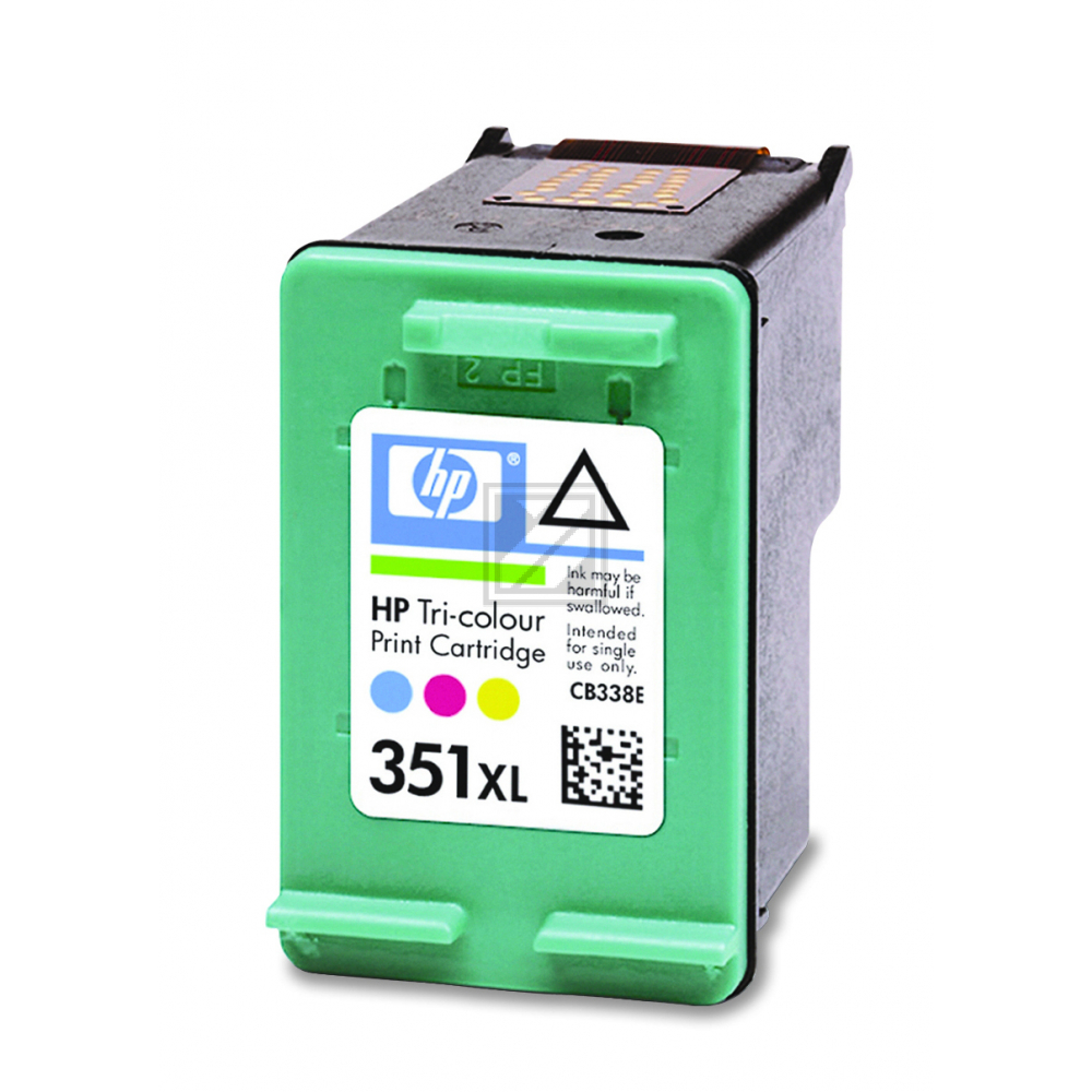 HP Tintendruckkopf cyan/gelb/magenta HC (CB338EE#ABB, 351XL)