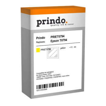 Prindo Tintenpatrone gelb (PRIET0794) ersetzt T0794