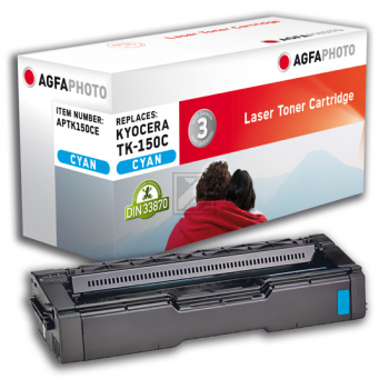 Agfaphoto Toner-Kit cyan (APTK150CE) ersetzt TK-150C