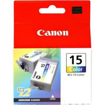 Canon Tintenpatrone 2 x 3-farbig (8191A003, BCI-15C)