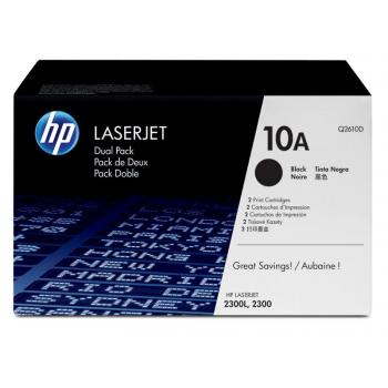 HP Toner-Kartusche 2 x schwarz (Q2610D, 10A)