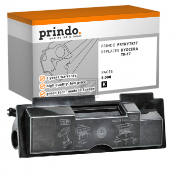 Prindo Toner-Kit schwarz (PRTKYTK17) ersetzt TK-17