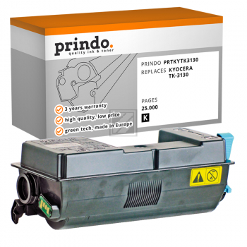 Prindo Toner-Kit schwarz (PRTKYTK3130) ersetzt TK-3130