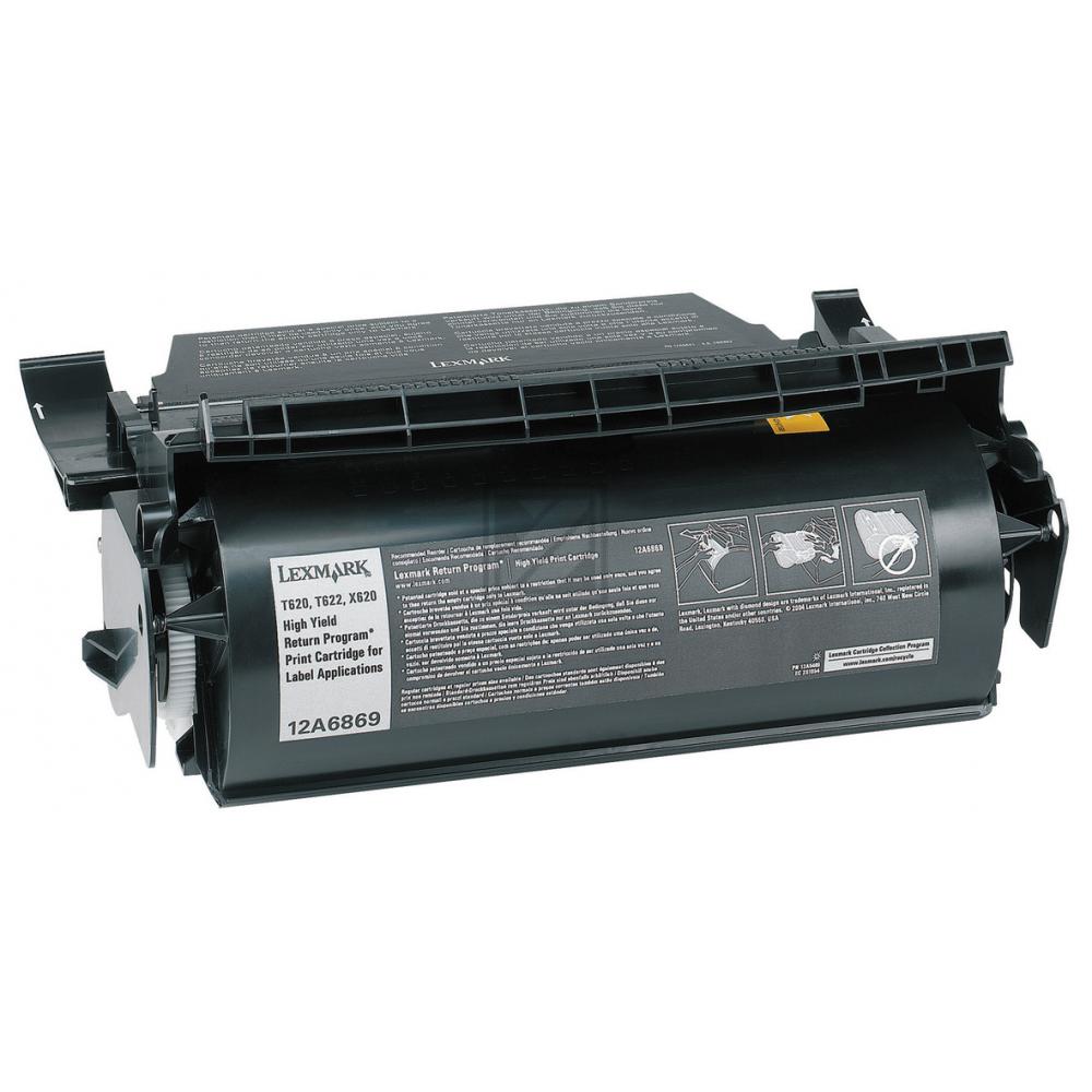 Lexmark Toner-Kartusche Prebate Etikettendruck schwarz (12A6869)