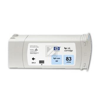 HP Tintenpatrone UV-Tintensystem 3 x cyan light (C5076A, 83)