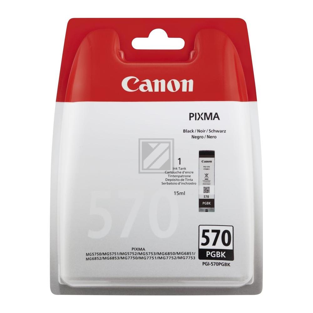 Canon Tintenpatrone Blister schwarz (0372C005, PGI-570PGBK)