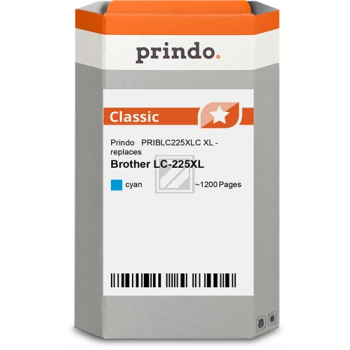 Prindo Tintenpatrone (Classic) cyan HC (PRIBLC225XLC) ersetzt LC-225XLC