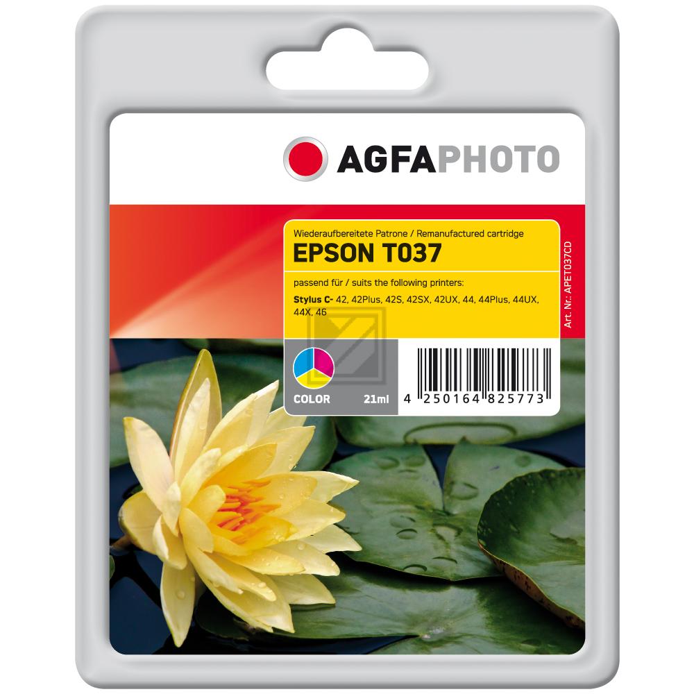 Agfaphoto Tintenpatrone cyan/gelb/magenta (APET037CD) ersetzt T0370