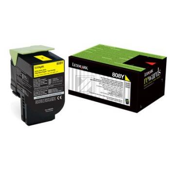 Lexmark Toner-Kit Return Program gelb (80C80Y0, 808Y)