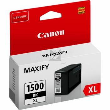 Canon Tintenpatrone 3 x schwarz HC (9182B009, PGI-1500XLBK)