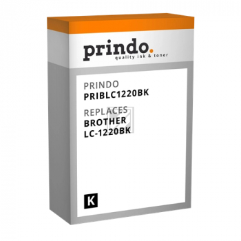 Prindo Tintenpatrone (Basic) schwarz (PRIBLC1220BK) ersetzt LC-1220BK